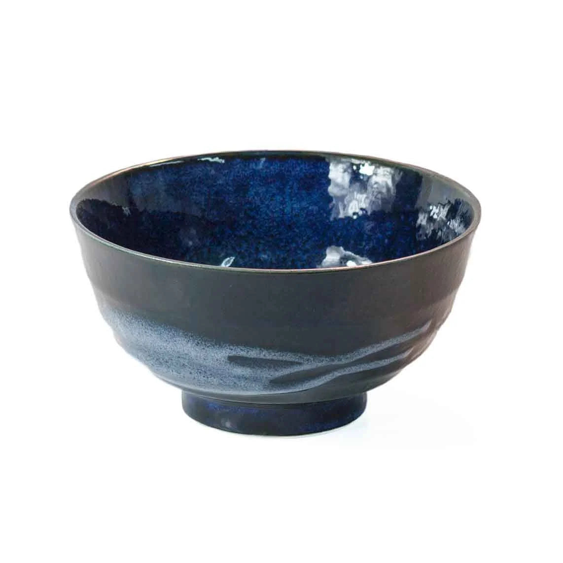 Taisan Schale Porzellan Schwarz-Blau D17cm H8,5