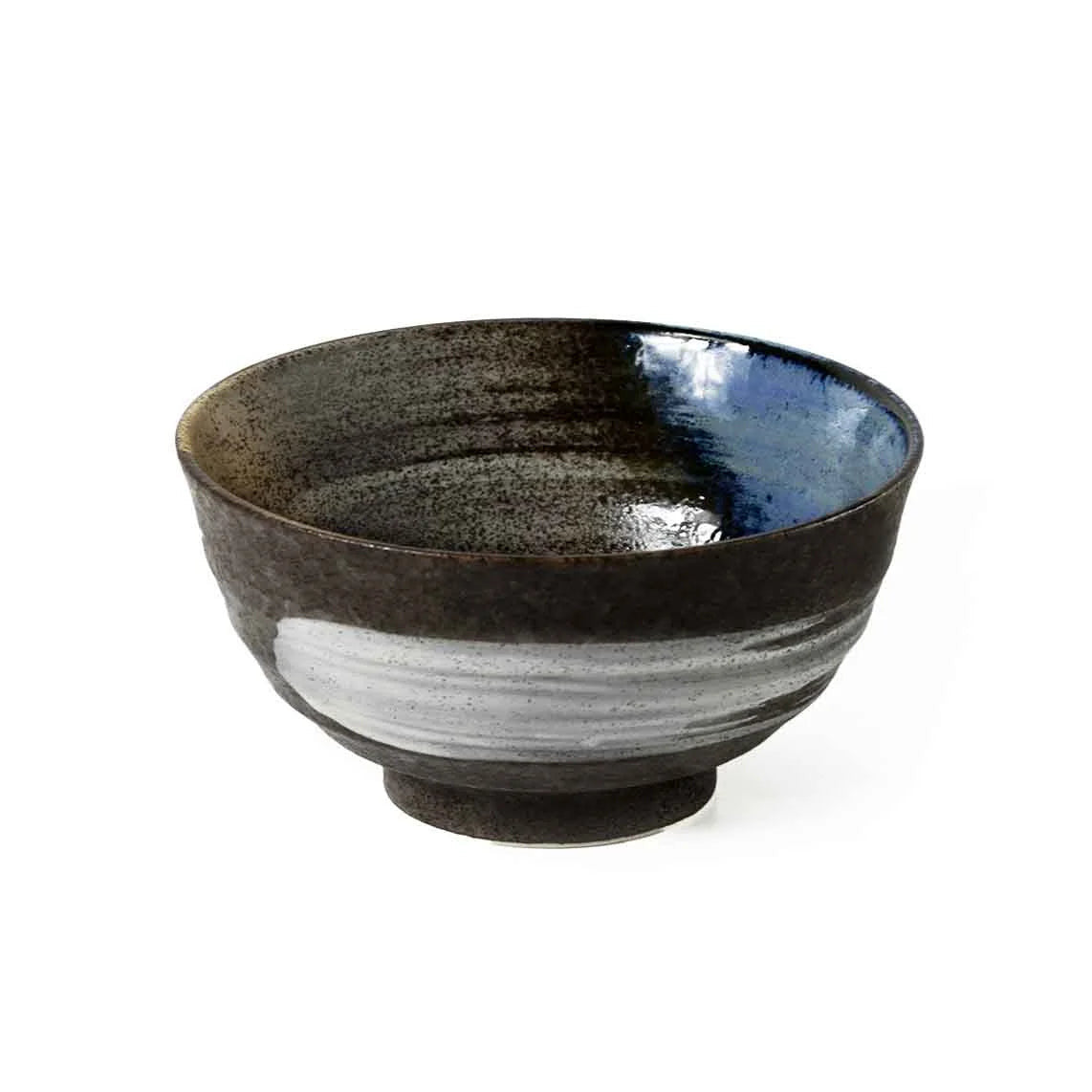 Taisan Schale| schwarz-weiß-blau | Porzellan | D17cm | H8,5cm