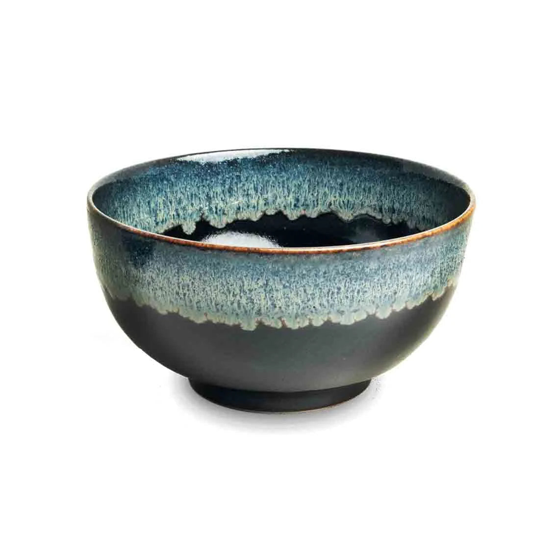 Taisan Schale| schwarz-weiß| Porzellan | D13,2cm | H7,5cm