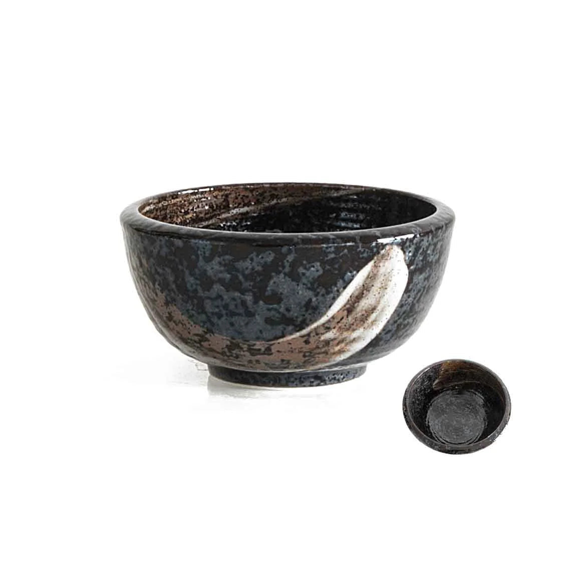 Taisan Schale| schwarz-weiß| Porzellan | D14cm | H7cm