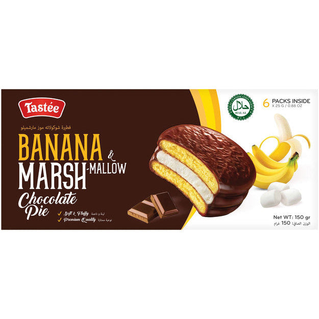 Tastee Kekse Schaumzucker Schokolade Banane 150g