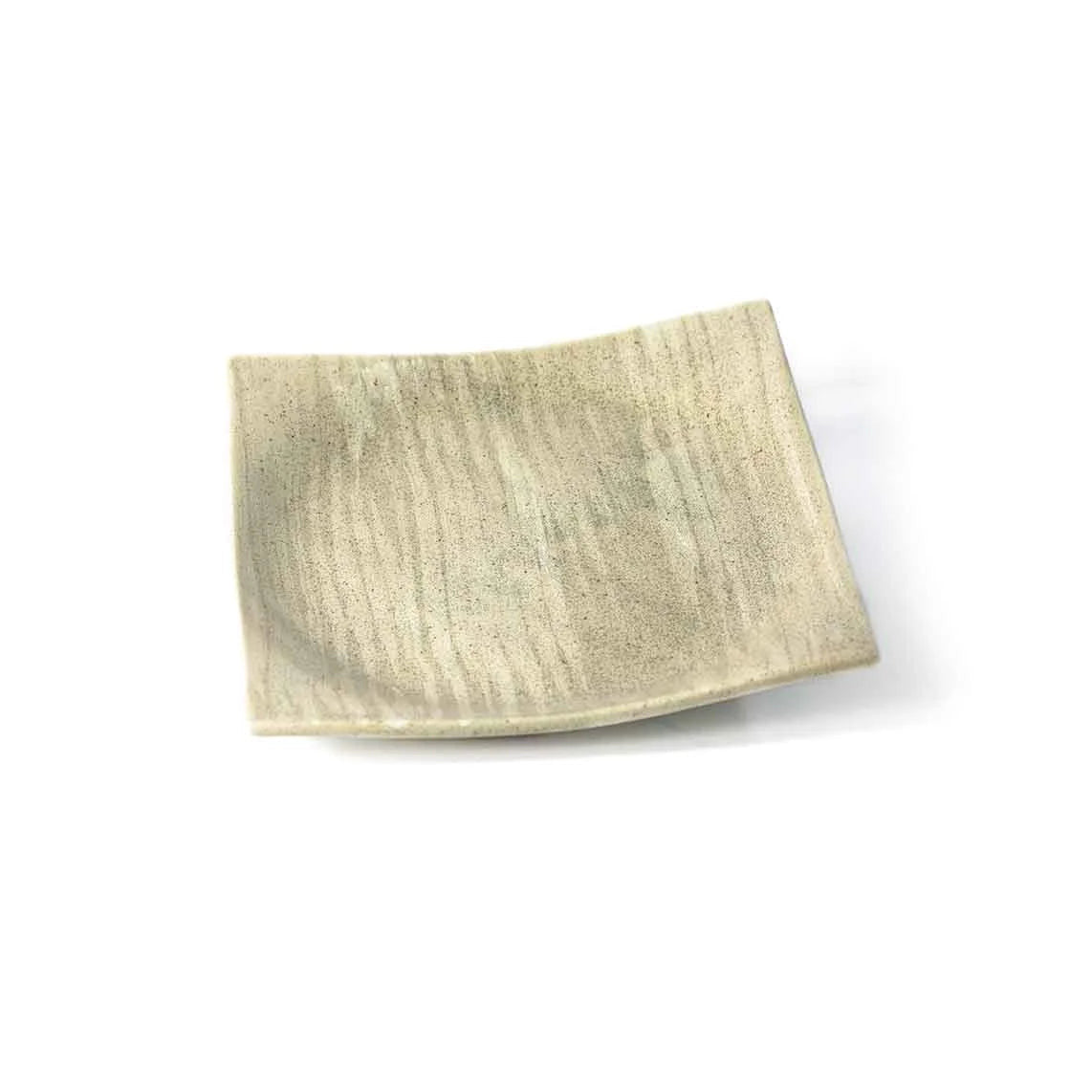 Teller, natur, quadratisch: 13,2X13,2CM