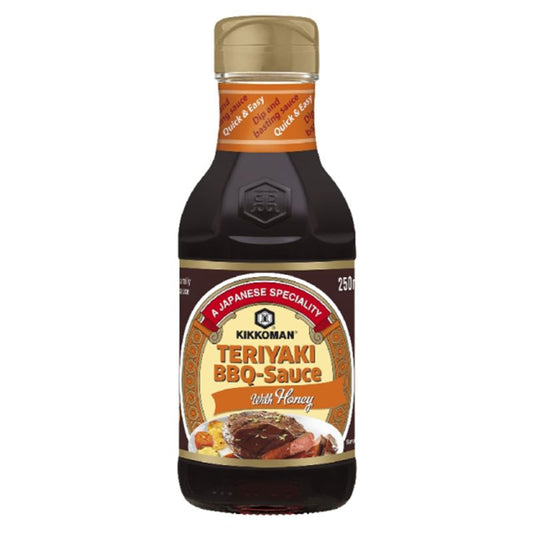 KIKKOMAN Teriyaki BBQ Soße mit Honig 250ml