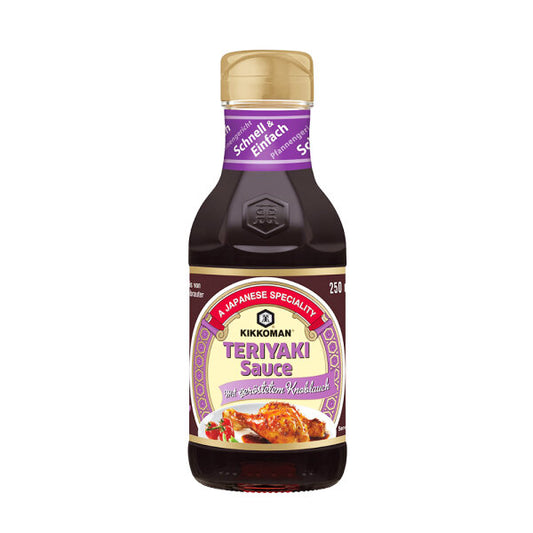 KIKKOMAN Teriyaki Soße mit geröstetem Knoblauch 250ml