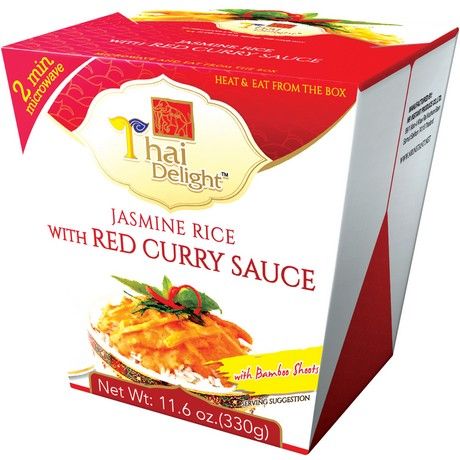 THAI DELIGHT Jasminreis mit Roter Currysoße 330g