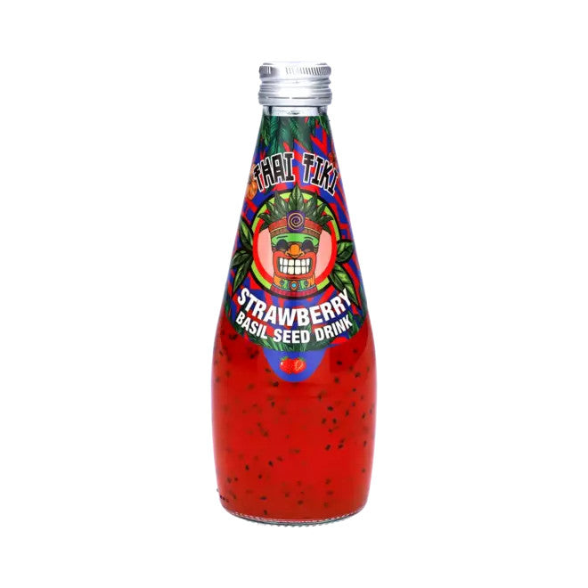 Thai Tiki Basilikumsamengetränk - Erdbeere 290ml