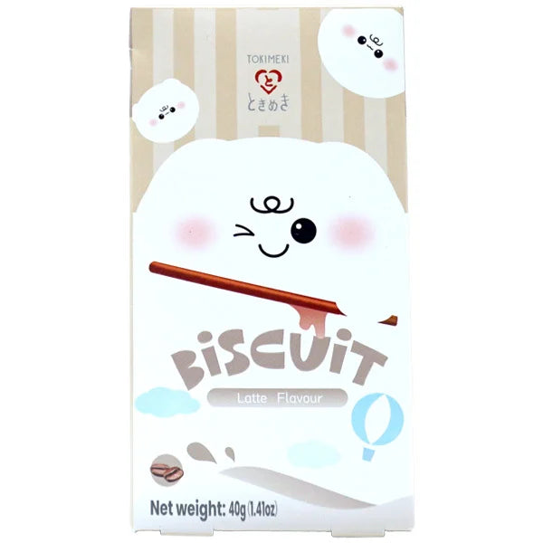 Tokimeki Biscuit Stick Latte 40g