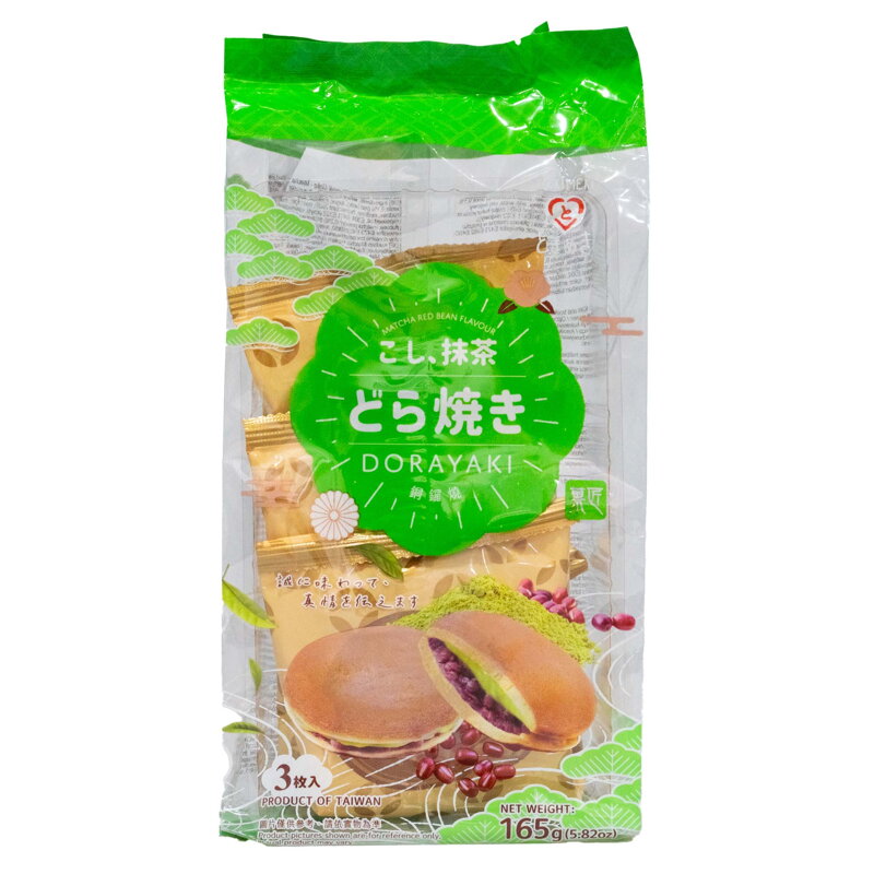 Tokimeki Dorayaki Matcha-Rote-Bohne 165g