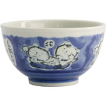 Tokyo Design Studio Kawaii Schüssel, Reiskatze Blau (600 ml)