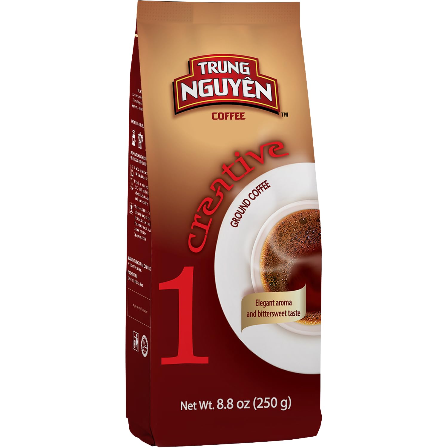 TRUNG NGUYEN Kaffee Geröstet & Gemahlen Creative 1 250g
