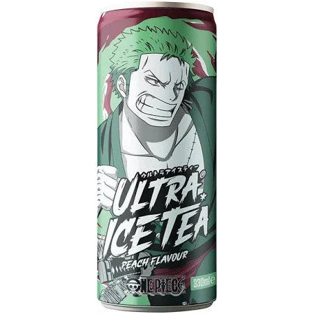 ULTRA ICE TEA Bio Eistee, One Piece, Zoro, Pfirsich 330ml