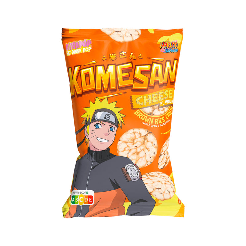 ULTRA POP braune Reischips – Käsegeschmack 60g