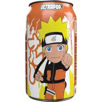 ULTRAPOP Erfrischungsgetränk,Naruto, Orange Sparkling Soda, Naruto 330ml