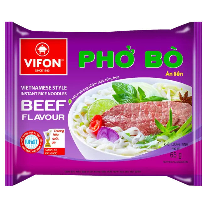 Vifon Instant-Reisnudeln mit Rindfleischgeschmack, Pho Bo 60g