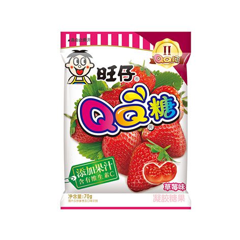 WANT WANT Gummibärchen Erdbeere 70g