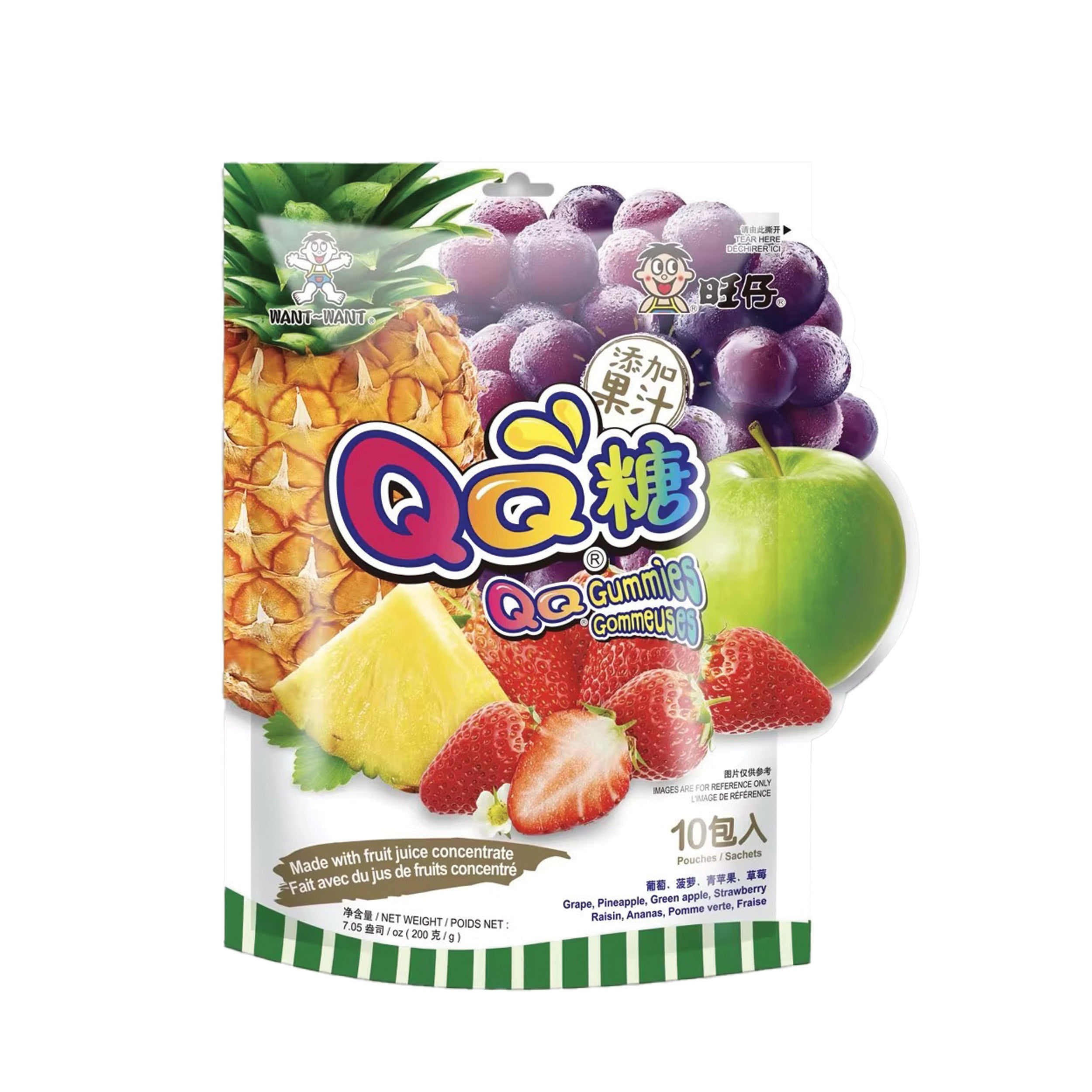 WANT WANT Gummibärchen gemischt 200g