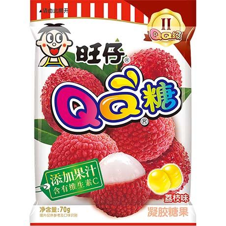 WANT WANT Gummibärchen Litschi 70g