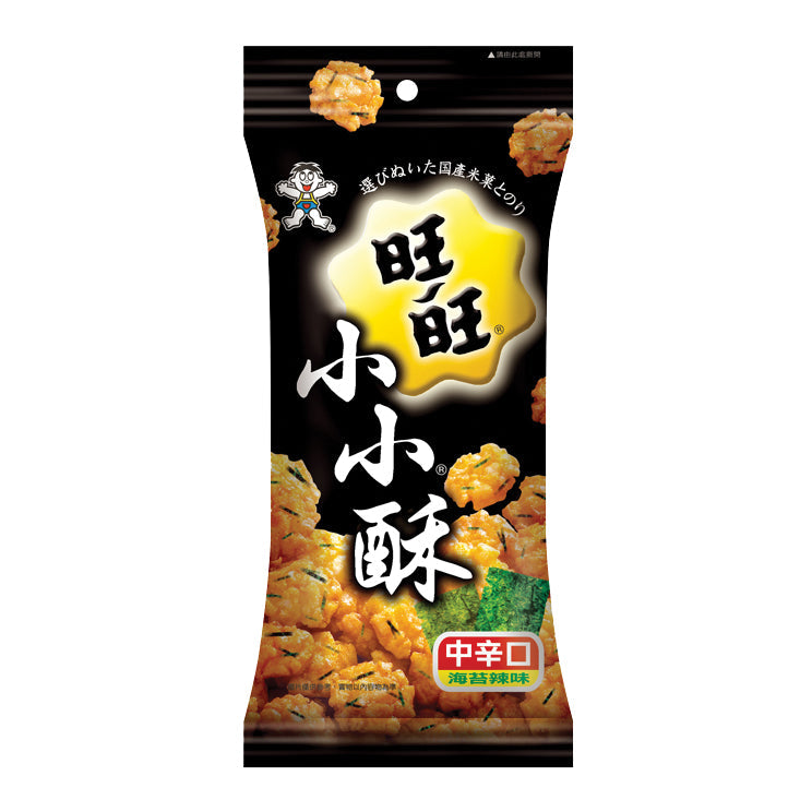 WANT WANT Kleine Frittierte Cracker scharfe Algen 60g