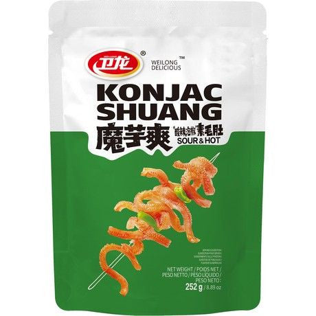 WEILONG Konjac Shuang Sour & Hot 252g