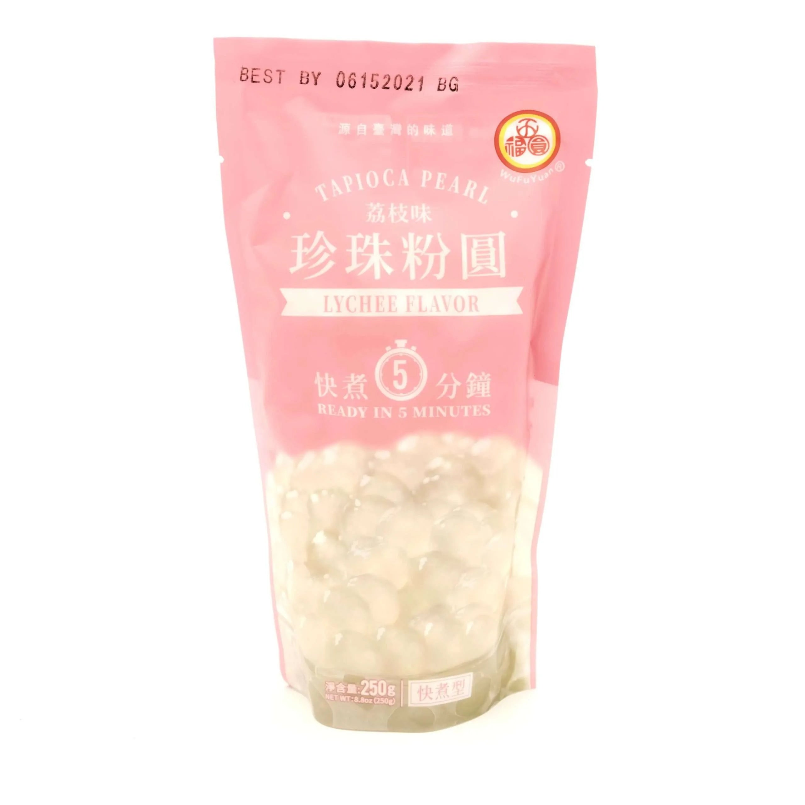 Wu Fu Yuan Tapiokaperlen-Topping Litschi 250g