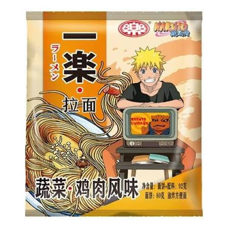 YILE Naruto Hühnchen- und Gemüse-Ramen 98g