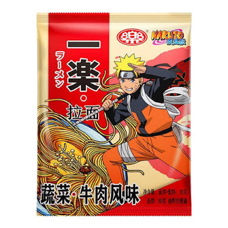 YILE Naruto Rindfleisch- und Gemüse-Ramen 92g