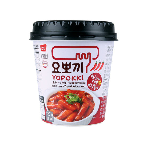 YOPOKKI Instant Topokki Hot & Spicy 140g