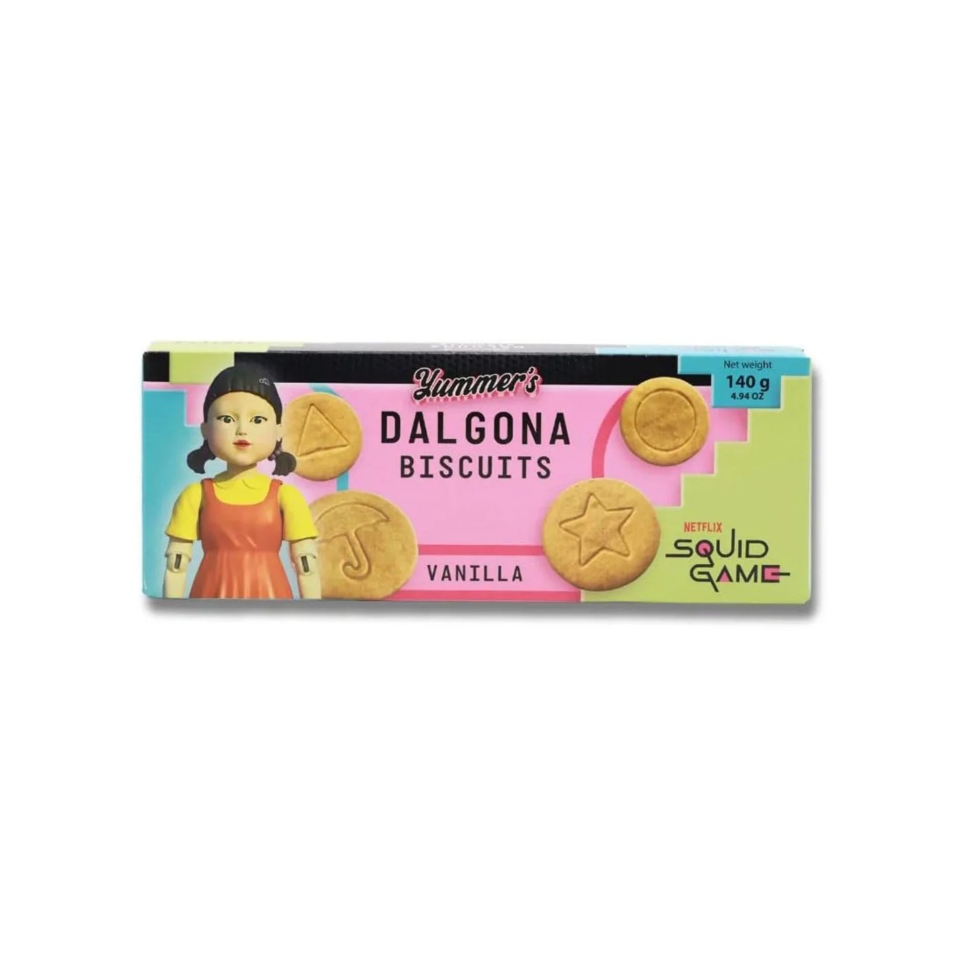Yummer's Squid Game Dalgona Biscuits Vanilla 140g