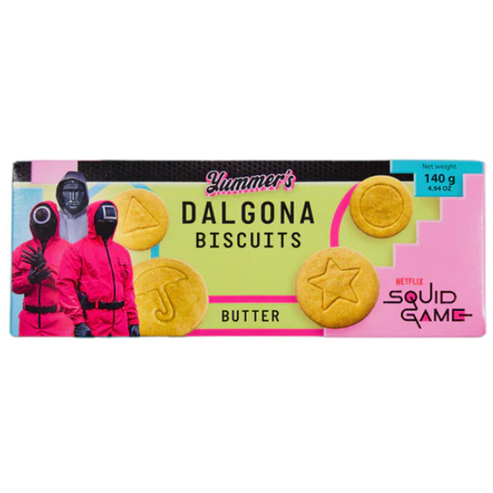 YUMMERS Squid Game Dalgona Butter Kekse 140g