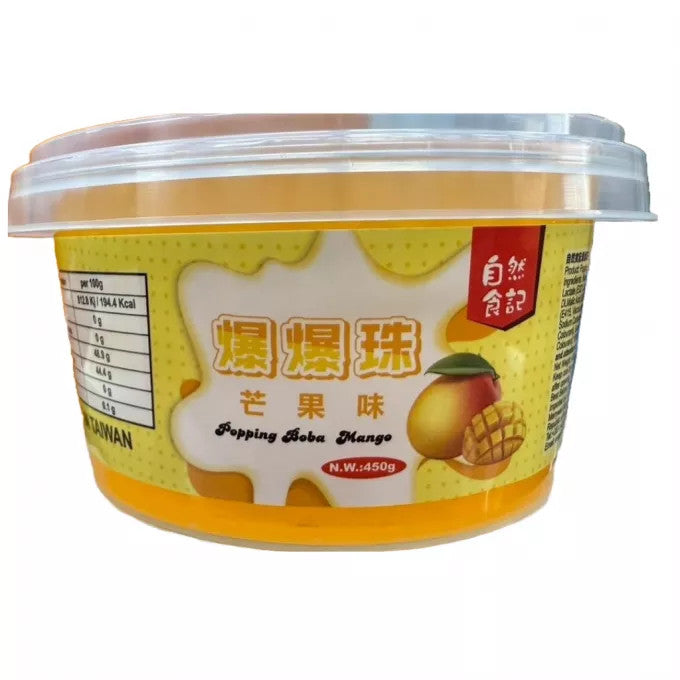 ZRSJ Mango Popping Boba 450g